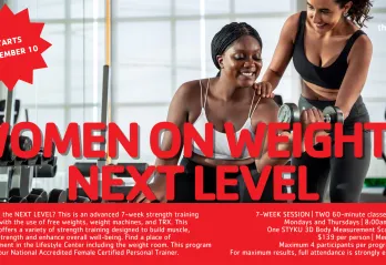 Women on Weights Flyer
