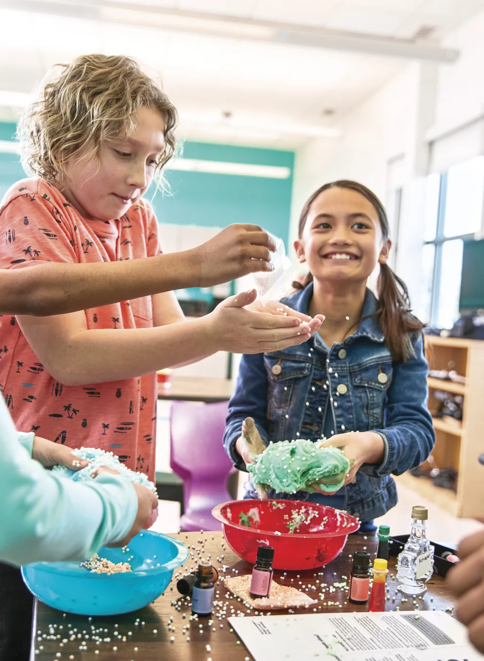 Kids having fun after school