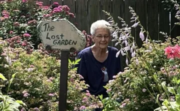 Picture of woman in garden